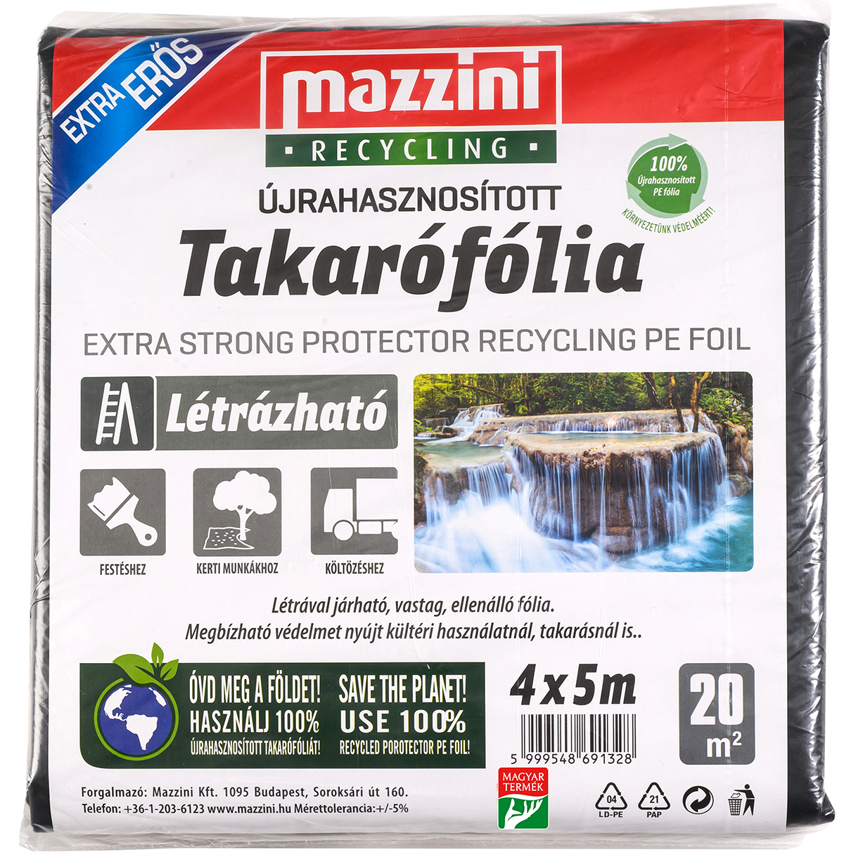 MAZZINI Takarófólia 20 m2 (létrázható)